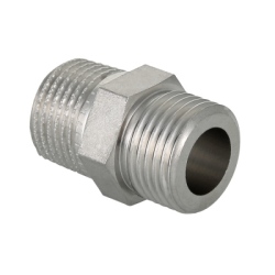 Ниппель нерж. сталь 1/2"х1/2" Valtec