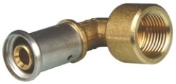 Угольник пресс 20 х 3/4" ВР Henco