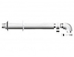 Комплект коаксиальный D 60/100 - 1000 мм для прохода через стену для газовых котлов Ariston. Артикул 3318000