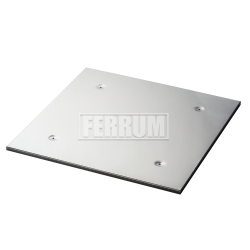 Экран защитный Ferrum (430/0,5 мм) 500*500 с отверстием ф200
