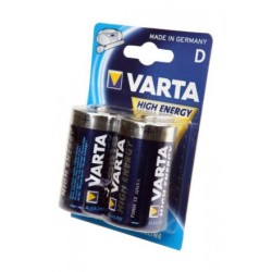 Батарейки VARTA High Energy/Longlife Power LR20 BL2(20)